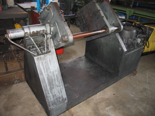 Gravity die casting machine FRIES, hydraulic, 440 mm x 440 mm, tiltable